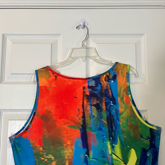 Women's Plus Size Bodycon Holiday Vacation Beach Summer Party Tank Dress 16W 20W - Picture 8 of 10